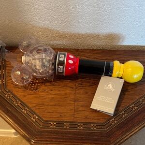 New Unused Disney Mickey Mouse Red and Yellow Bubble Wand